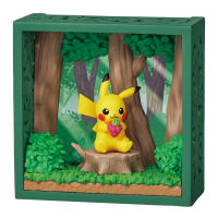 Authentic Pokemon re-ment figures Deep Woods Pokémon Frame
